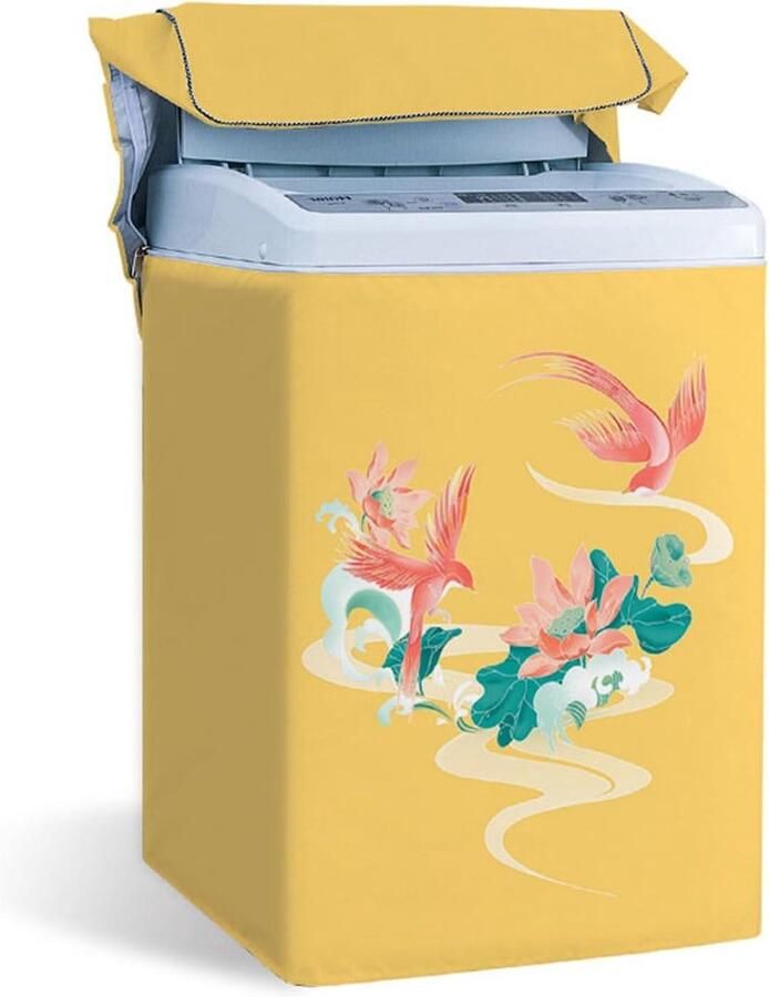 Wasmachinehoes Drogerhoes Apparaat Beschermen Waterdicht Oxford Materiaal Voor Topladers Grijs