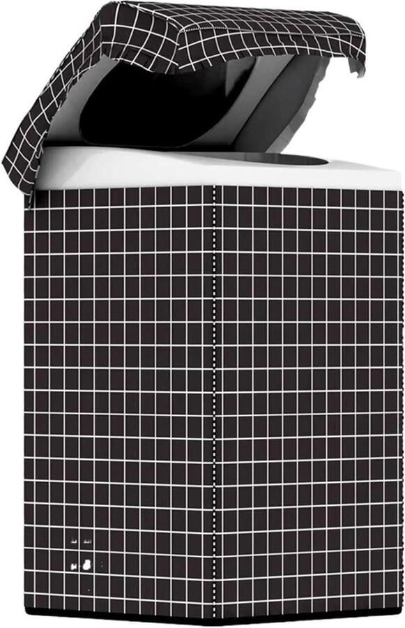 Wasmachinehoes Drogerhoes Apparaatbeschermer Apparaat Beschermen Veelkleurig Ontwerp 52x55x85cm Zwart