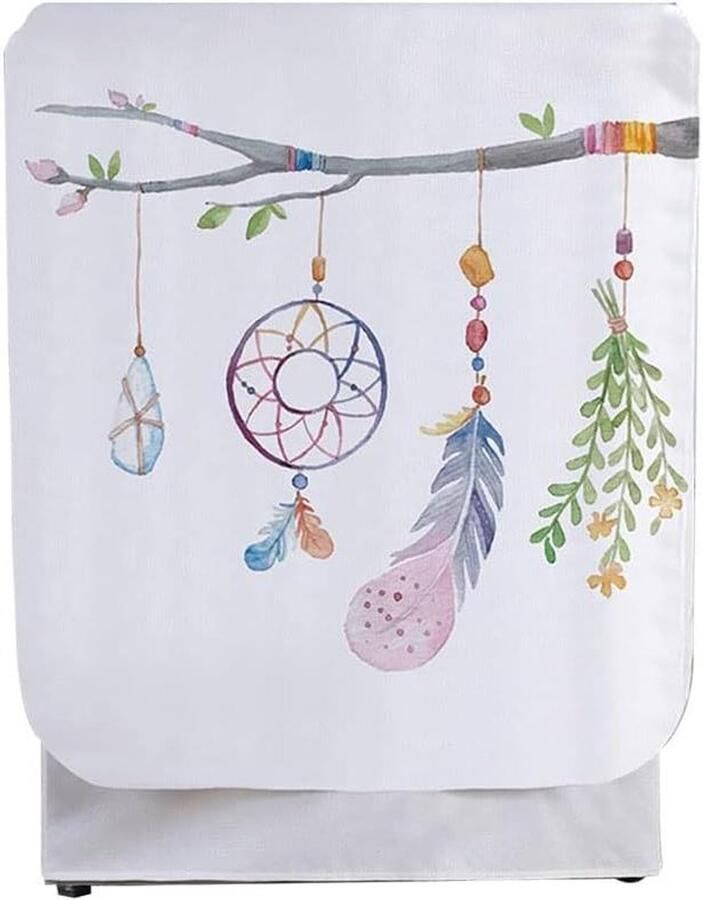 Wasmachinehoes Wasdroger hoes Huishoudelijk Gebruik Waterdicht en Stofdicht 60x85x65cm Grijs