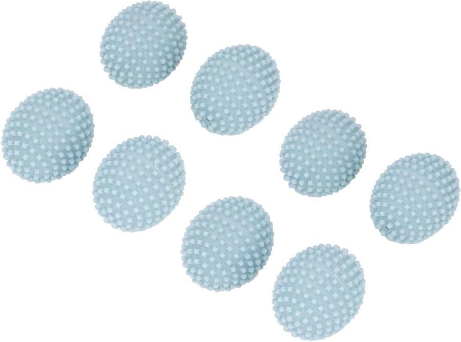 Wasmachinewasballen Drogerballen Herbruikbaar Kleding Drogen Hedgehog Vorm 8 stuks Wit