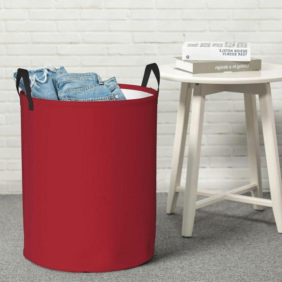 Wasmand Kledingmand Opberger Kleding Sorteren Waterdicht Oxford Doek 62.8L Zwart