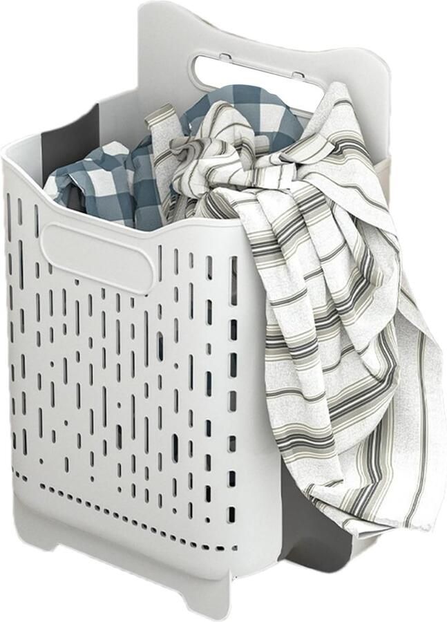 Wasmand Kledingmand Opberger Ruimte Besparen Opvouwbaar Wandmodel Groot formaat Meerkleurig