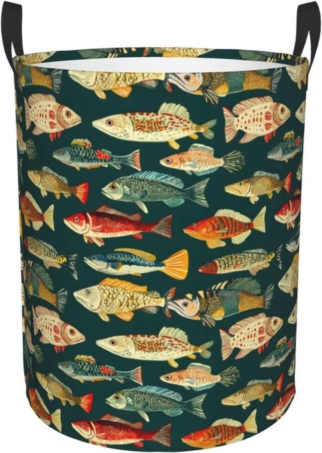 Wasmand Kledingmand Opvouwbaar Kleding Opbergen Waterdichte Oxford Doek 40 x 50 cm Kleurrijk