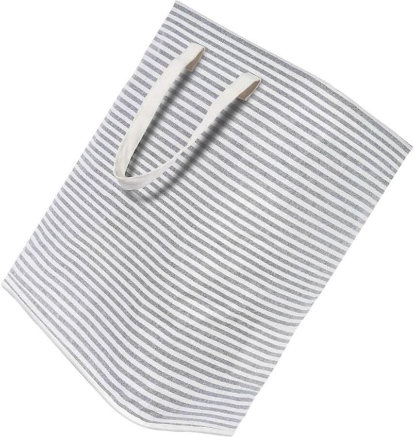 Wasmand Kledingmand Vuile kleding opbergen Waterdichte binnenkant 40x30cm Lichtgrijs