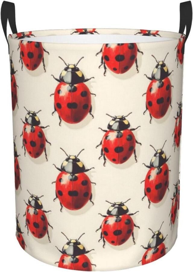 Wasmand Kledingmand Vuile Was Kleding Opbergen Waterdicht Oxford Doek 40x50 cm Rood