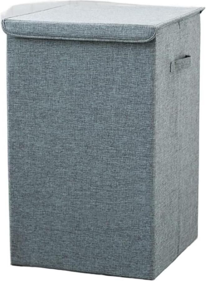 Wasmand met Deksel Opbergmand Vuile Was Kleding Opbergen Opvouwbaar Ontwerp 13.3*13.3*22in B