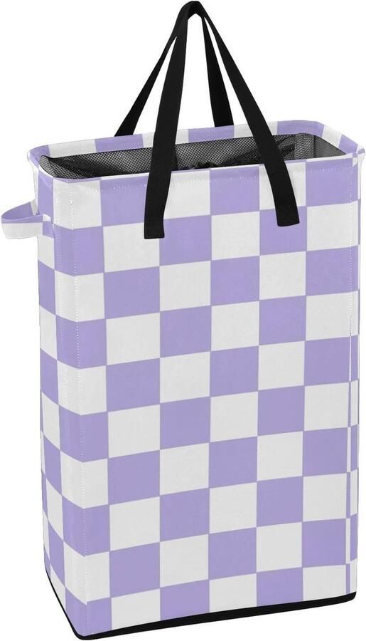 Wasmand Met Handvatten Kledingmand Opvouwbaar Vuile Was Sorteren Waterdicht Oxford Materiaal 48 Liter Capaciteit