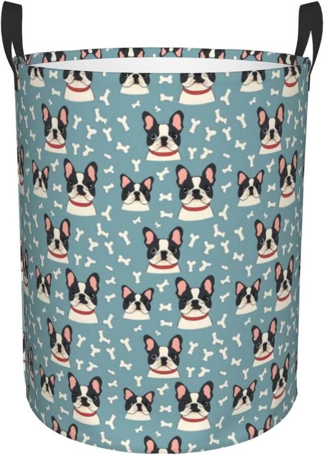 Wasmand Met Print Kledingmand Opvouwbaar Kleding Opbergen Waterdicht Oxford Doek 40 x 50 cm Meerdere Kleuren
