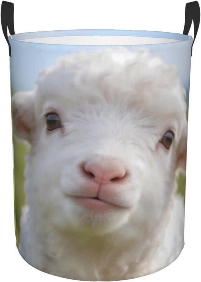 Wasmand Opbergbak Kledingmand Vuile Was Ruimte Organiseren Waterdichte Stof 40x30 cm Leuke schapen