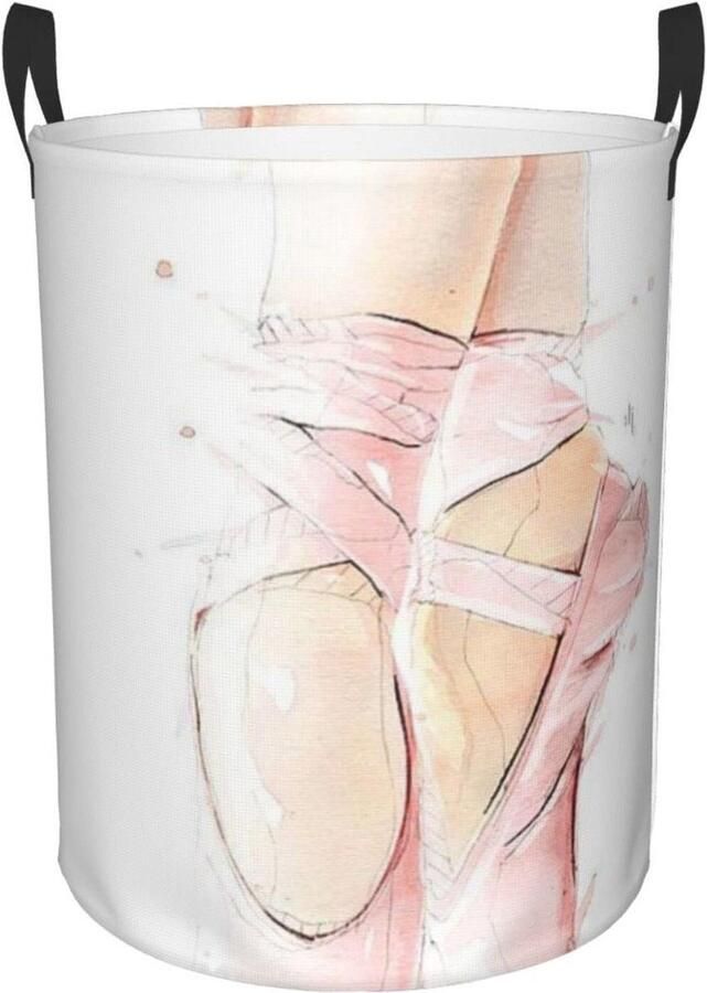 Wasmand Opbergmand KledingSorteren Waterdichte Voering 498 cm Hoog Zwart