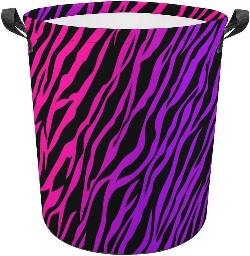 Wasmand Opbergmand Vuile Was Waterdichte Coating 44x44 cm Roze
