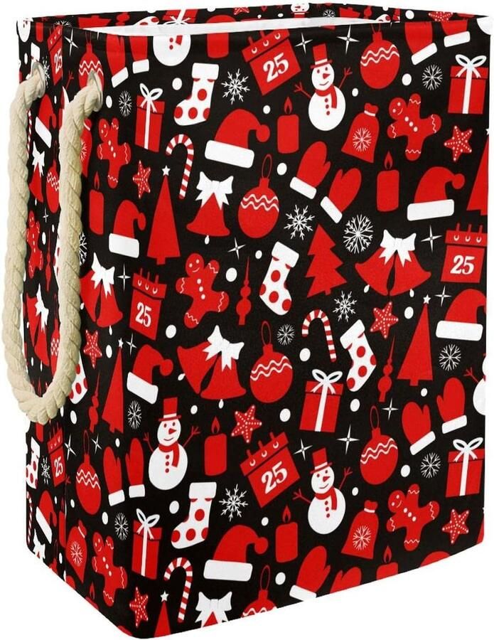 Wasmand Opbergmand Was sorteren Waterdicht Oxford doek 49x30x40.5 cm Meerkleurig