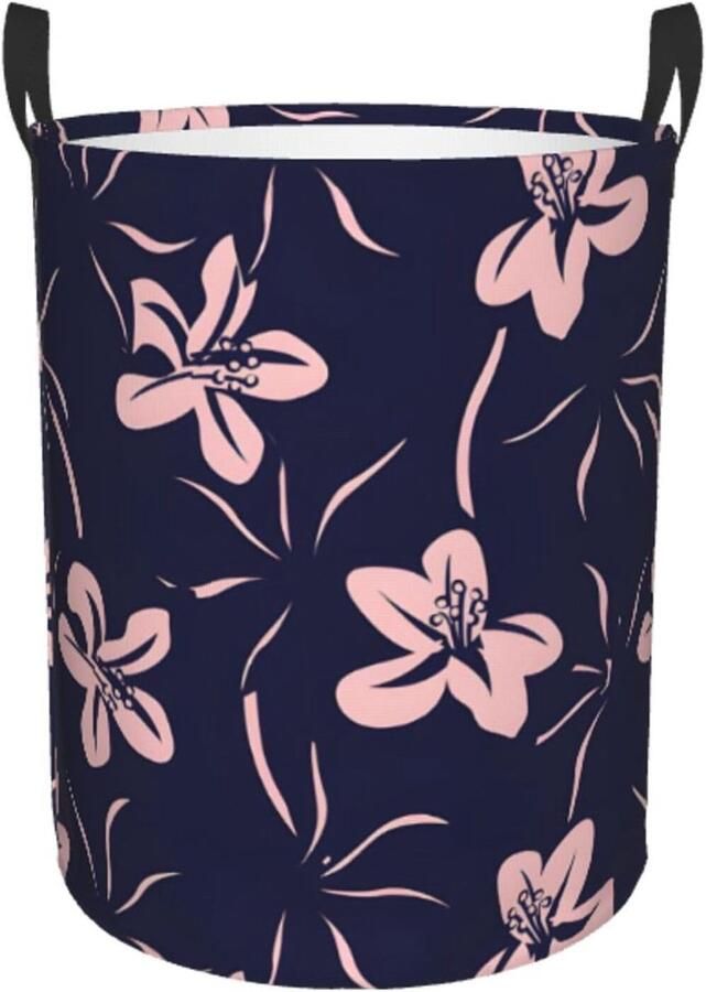 Wasmand Opbergmand Wasgoed Sorteren Opvouwbaar Ontwerp 34 x 42 cm Vintage Flower