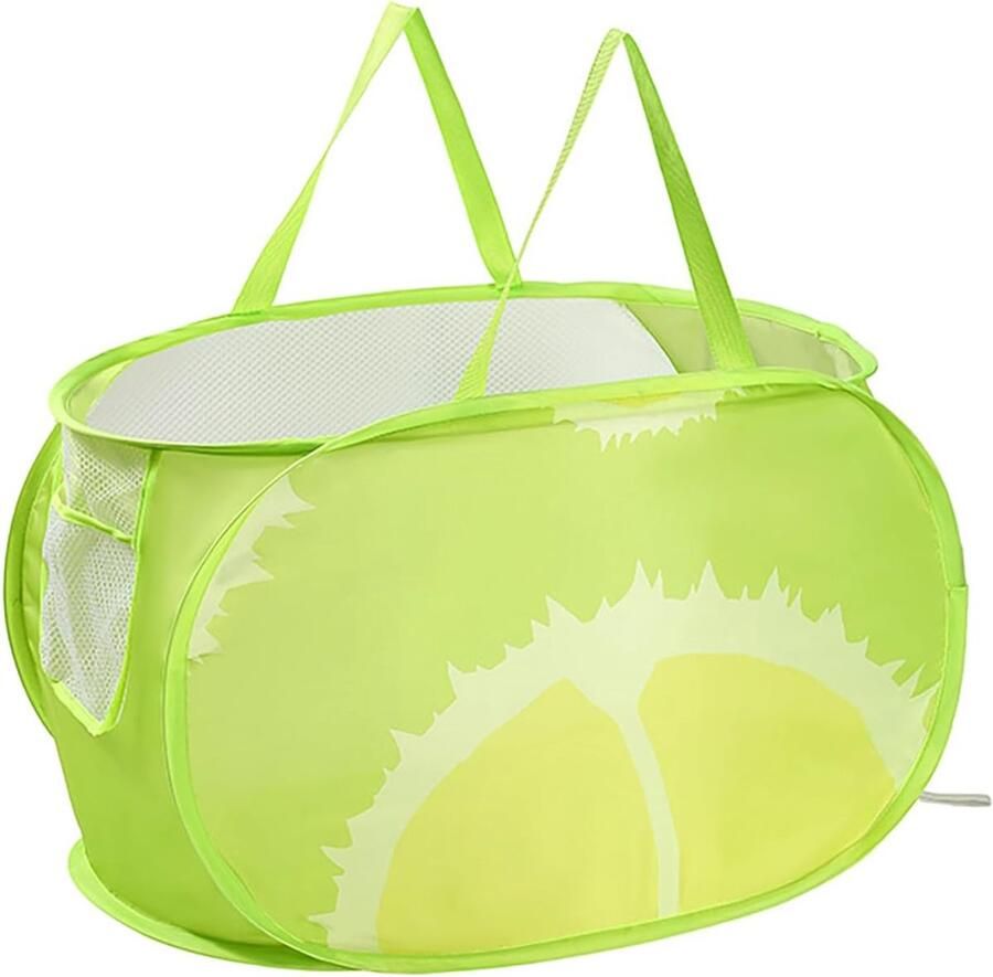 Wasmand Opvouwbare mand Kleding Opbergen Ademend mesh materiaal 35x35x68 cm Zwart Grijs Wit Groen