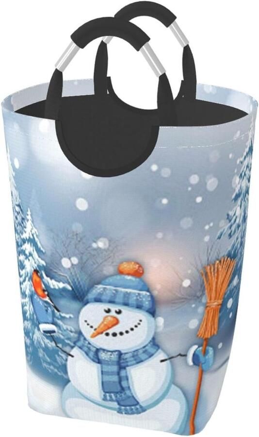 Wasmand Organizer Kleding Opberger Vuile Kleding Waterdicht Ontwerp 50 Liter Sneeuwman
