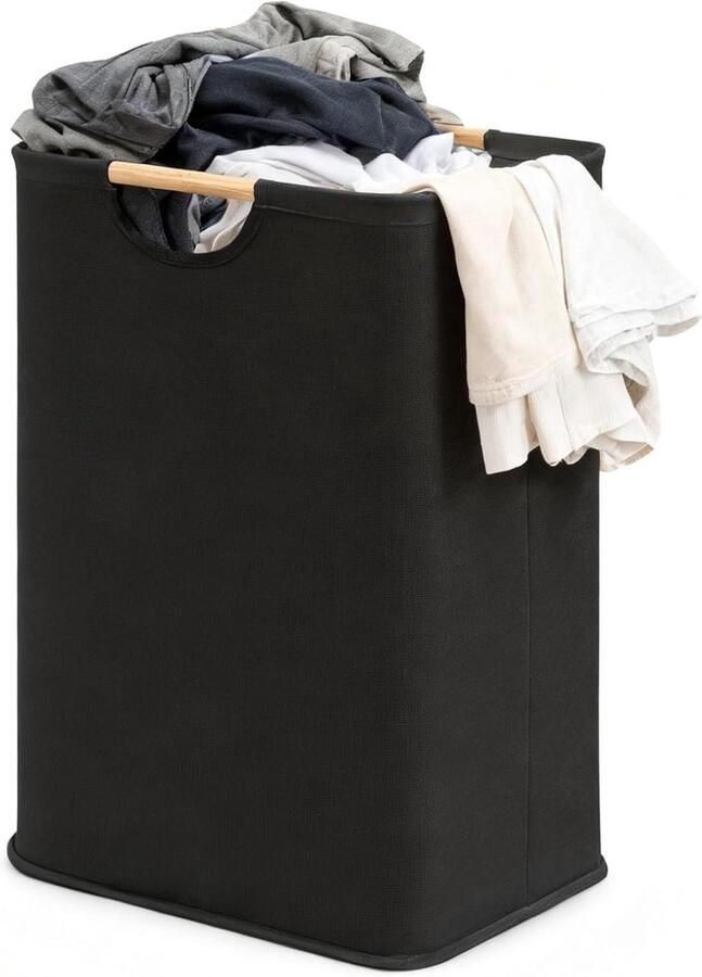 Wasmand Organizer Vuile kleding mand Efficiënte wasopslag Waterdichte voering 80L capaciteit Meerkleurig