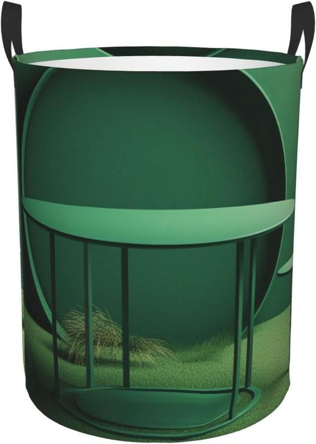 Wasmand Rond Opbergmand Kleding Opbergen Waterdicht Ontwerp 16.5 x 13.8 Zwart