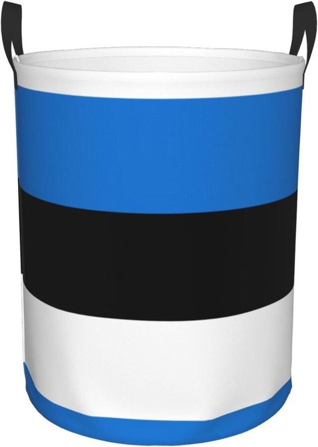 Wasmand Rond Opbergmand Kledingemmer Kleding Opbergen Duurzaam Oxford Doek 628 Liter Zwart