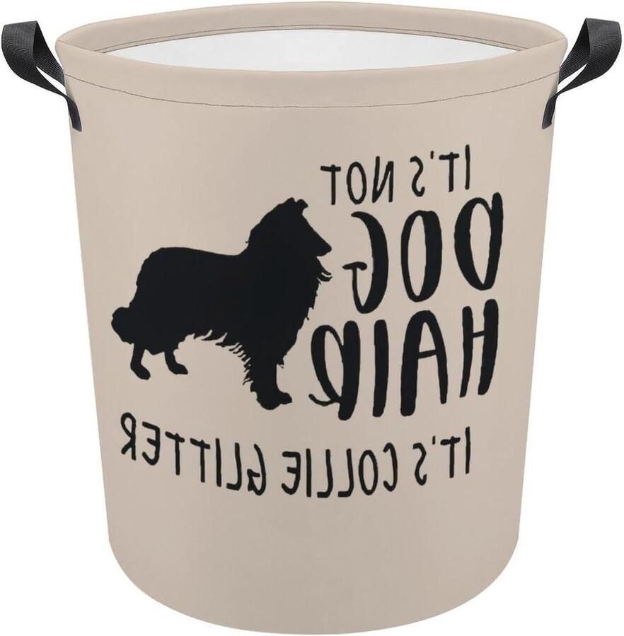 Wasmand Rond Opvouwbare mand Kleding Opbergen Waterdichte stof 40x50 cm Kleur 2198