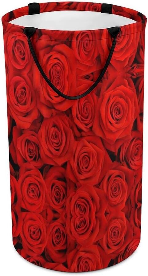 Wasmand Rond Vuilnisbak Kleding Opbergen Waterdichte Coating 40x69cm Zoals Getoond