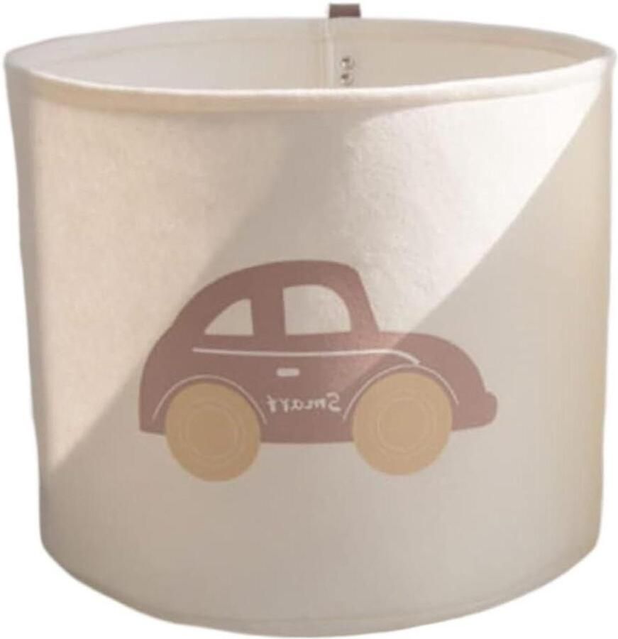 Wasmand Vilten Opbergmand Vuile Was Huishoudelijk Organiseren Grote Capaciteit 35x30cm Grijs