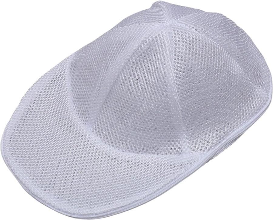 Wasmand voor hoeden Beschermmand net Hoeden wassen Ademend mesh materiaal 35 x 22.5 cm Wit
