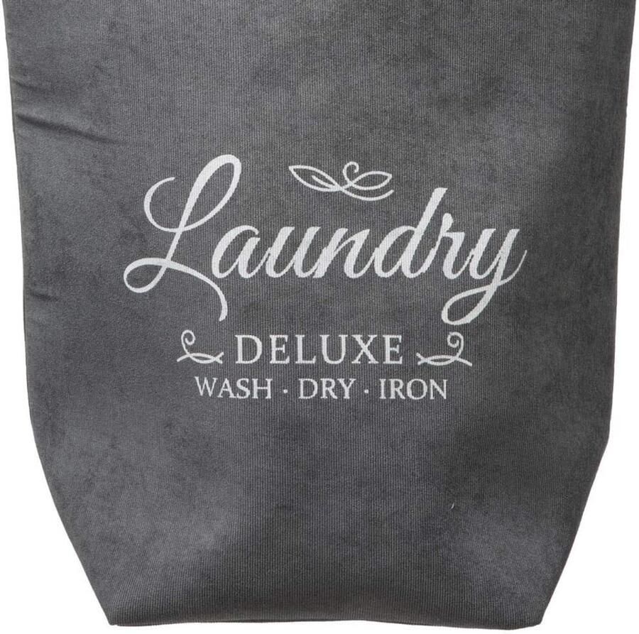Wasmand XL Linnenmand Wash Dry Iron Vuile Was Sorteren Zonder Deksel 80 Liter Grijs