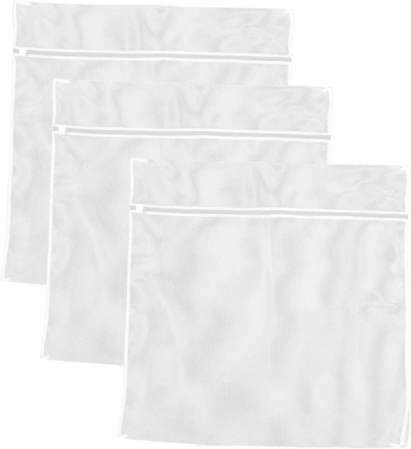 Wasmanden Set Kledingnetten Textiel Beschermen Polyester Mesh 90x90 cm Multicolor