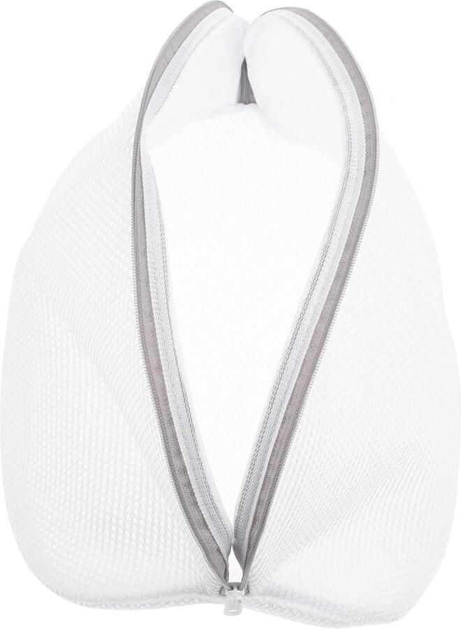 Wasnet Set Wasmanden Lingerie Kleding Beschermen Fijne Gaasstructuur 42x24x24CM Grijs