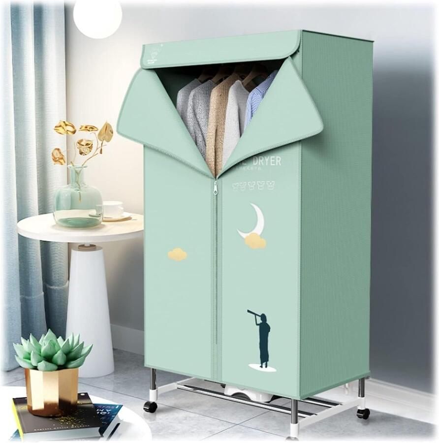 Wasrek Droger Kledingdroger Kleding Drogen Thermostatisch Drogen 150x70cm Wit