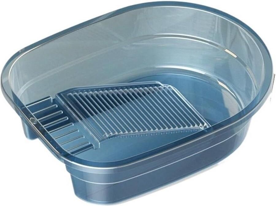 Wastobbe met wasbord Handwas set Efficiënt wassen Geïntegreerd ontwerp Compact Blauw