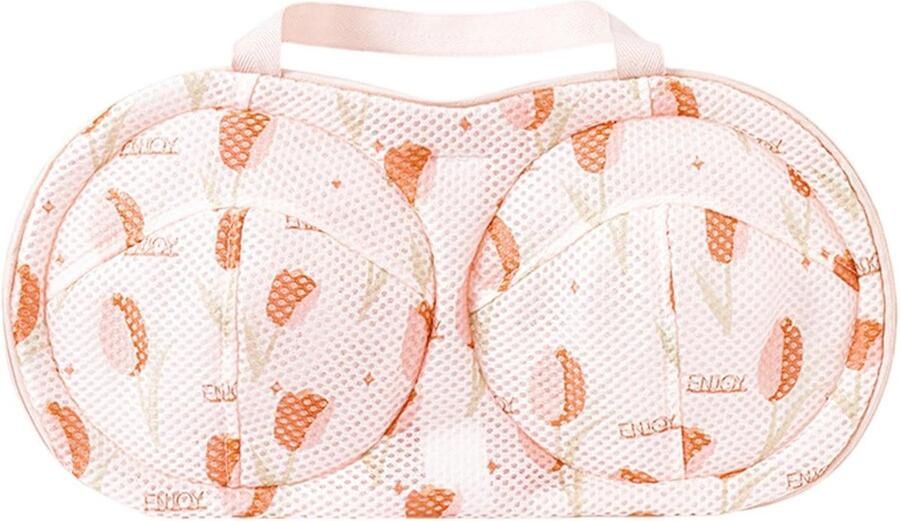 Waszak Lingeriezak Delicate kleding wassen Vervorming bestendig 35 x 20 cm Wit