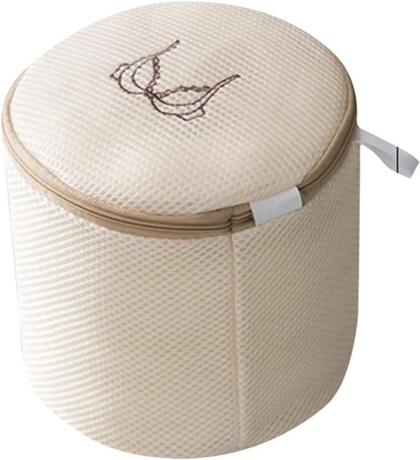 Waszak Netwaszak kleding beschermen Roestvrije ritssluiting maten Beige