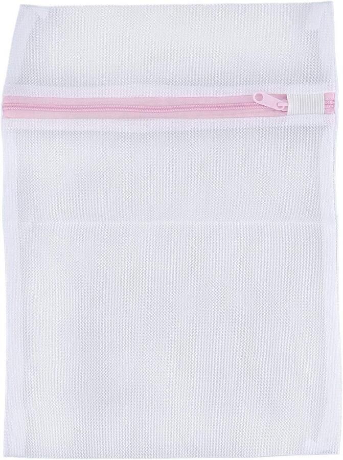 Waszak Ondergoed Net Kleding Beschermen Nylon Mesh 23x30cm Wit