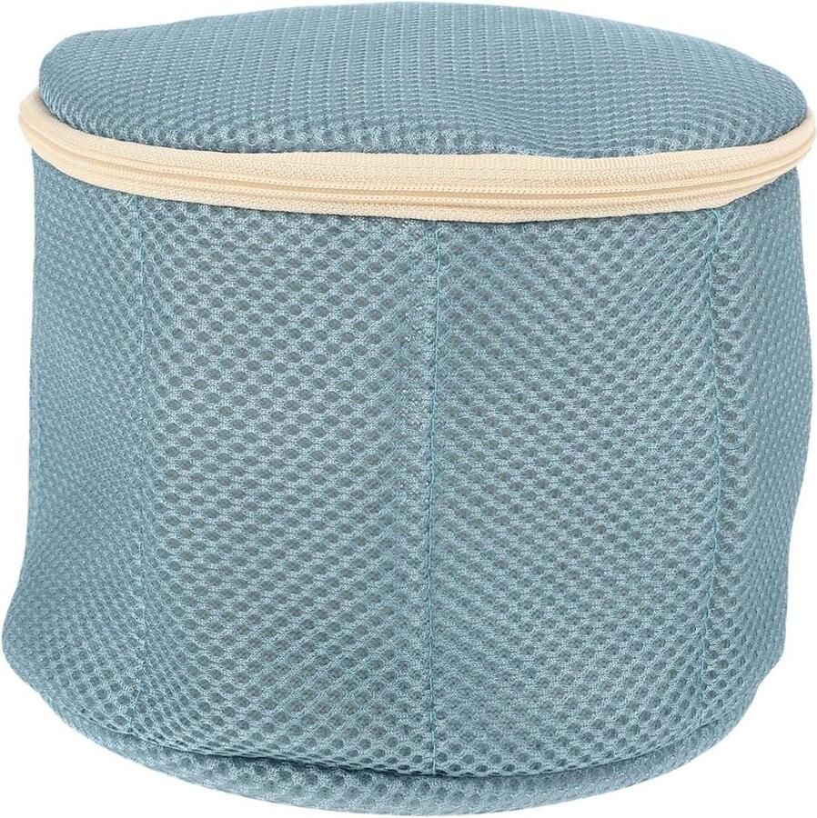 Waszak Ondergoed Wasnet Kleding Beschermen Ademend Polyester 17x15.5cm Blauw