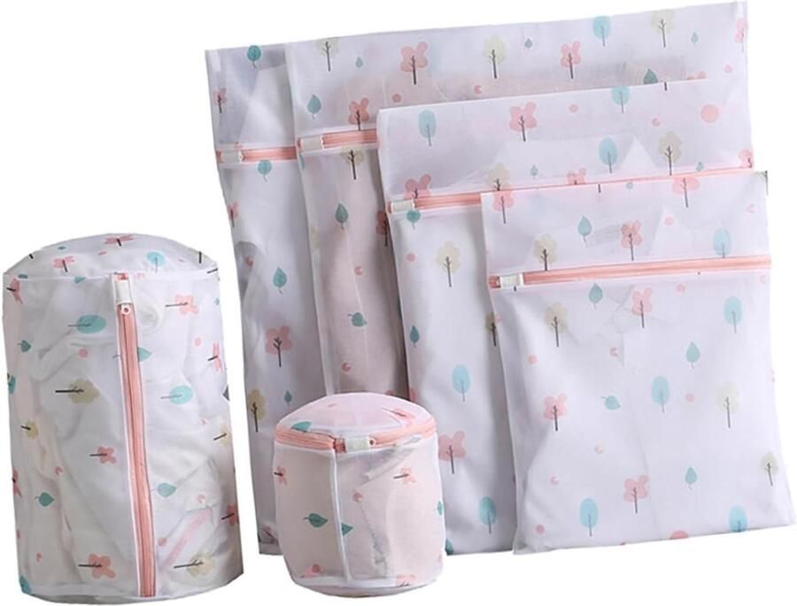 Waszakken Set Waskoffer Wasmachine Fijne Was Beschermen Mesh Gaasdoek 60x60cm Kleuren