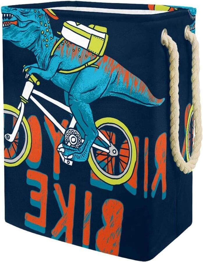 Waterdichte Wasemmer Kleding Mand Kleding Opbergen Met Handvat 49x30x40.5 cm Meerkleurig