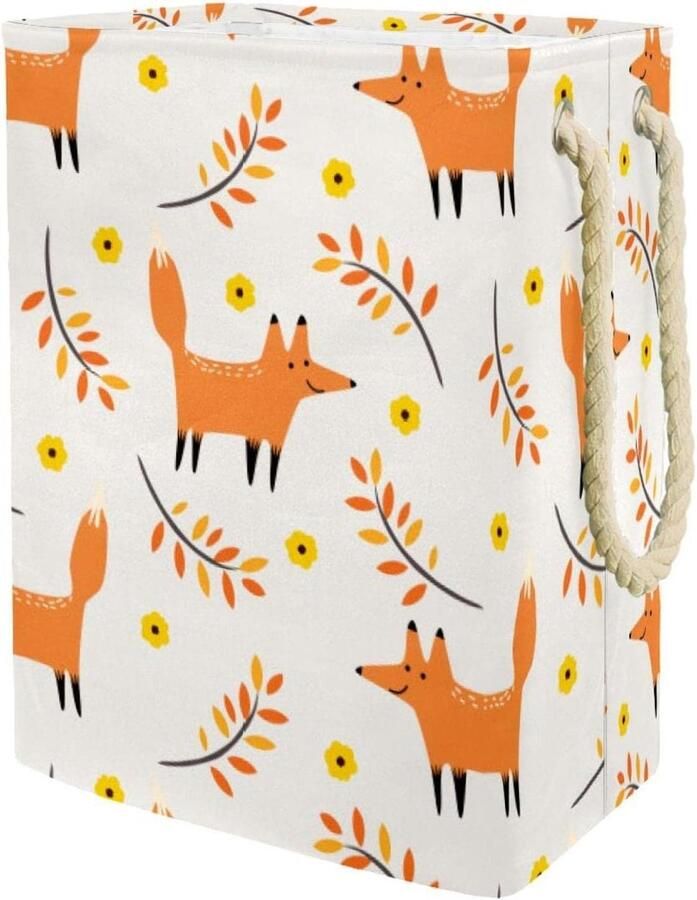 Waterdichte Wasserij Mand Vuile Kleding Mand Kleding Opslag Stijlvol Design 49x30x40.5 cm Meerkleurig