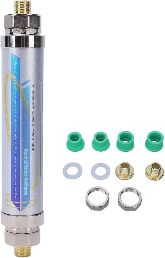 Efficiënte Waterverzachter voor Huishoudelijk Gebruik Kalkverwijderaar voor Douche Vaatwasser en Zonneboiler (1 2 inch)