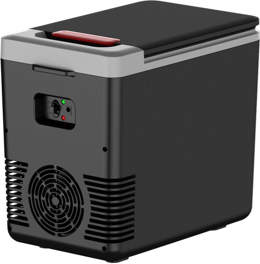 EAFC Koelbox Elektrisch 12v 230 volt 22L Frigobox Camping Koelkast Auto en Camping Koelen en Verwarmen Zwart