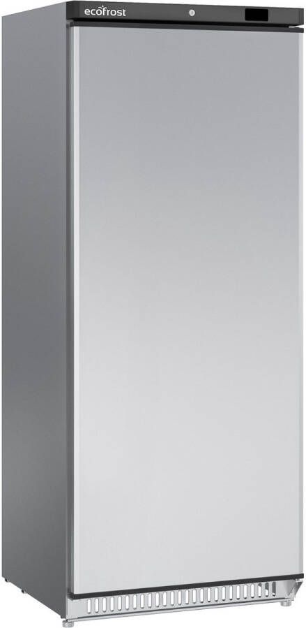 Ecofrost Koelkast 600L RVS 0°C +8°C Statisch + Ventilator Energielabel A 775x744x1900mm Horeca Koelkast