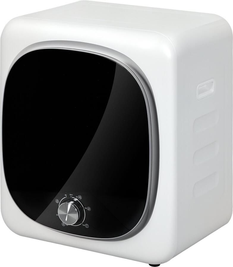 ECTEATOY Mini wasdroger Compacte droger 5 programma's Wit 4 kg 800W