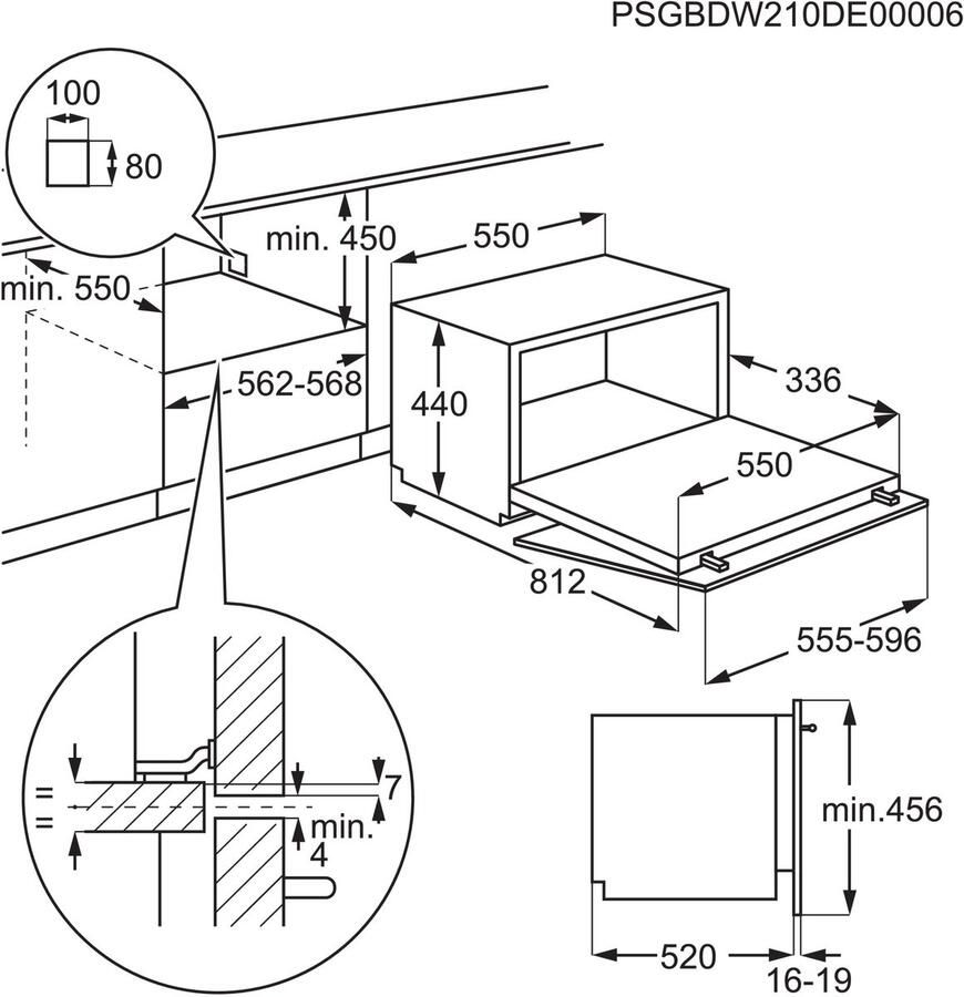 Electrolux vaatwasser 55cm 6 couverts 49db volledig geïntegreerd ESL2500RO1