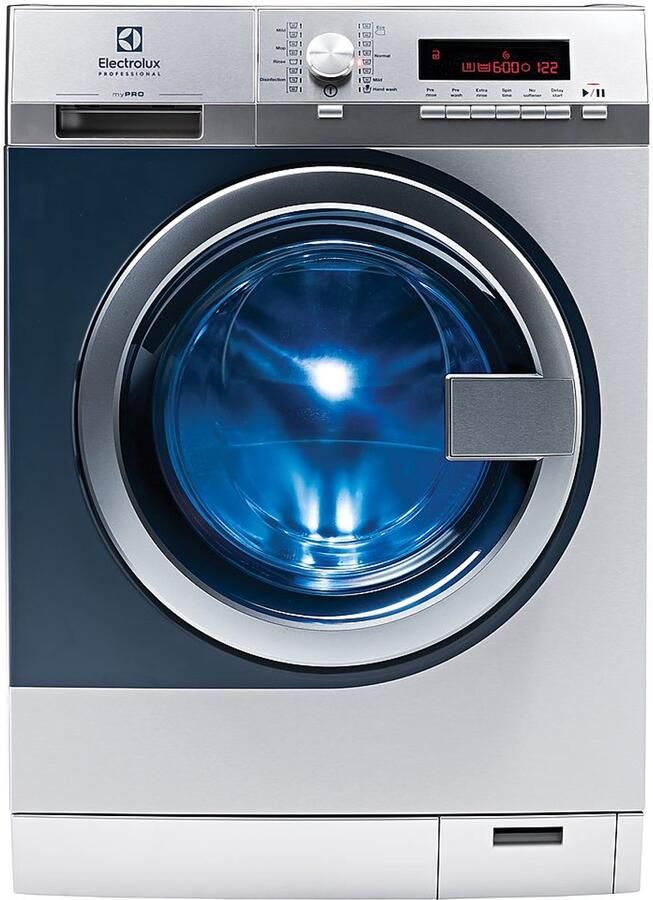 Electrolux Professional WE170V wasmachine Voorbelading 8 kg 1400 RPM Blauw Roestvrijstaal Wit