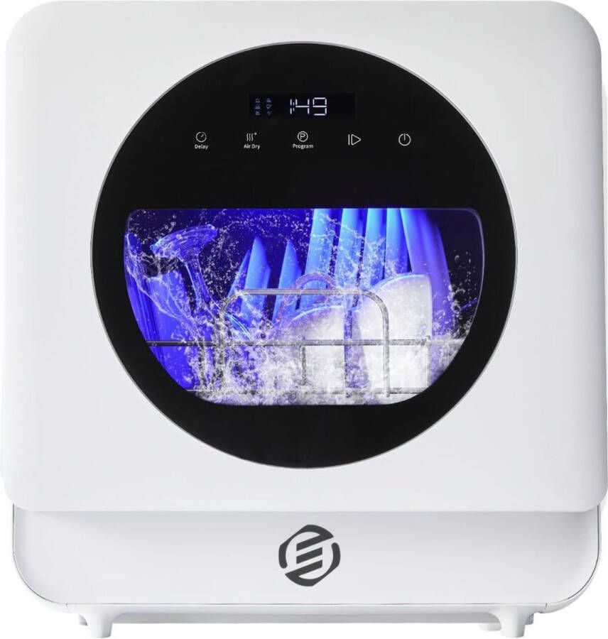 Equivera Camping Vaatwasser Mini Vaatwasser Kleine Vaatwasser Smalle Vaatwasser Mini Afwasmachine Portable Vaatwasser Draagbare Vaatwasser Tafelvaatwasser