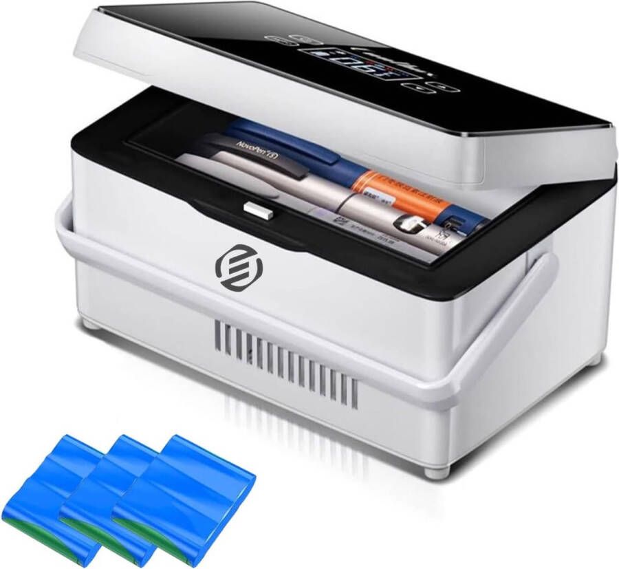 Equivera Mini Fridge for Drinks Kleine Koelkast Mini Koelkasten Minibar Mini Fridge Mini Koelkast Mini Koelkastje Must have voor in Huis!