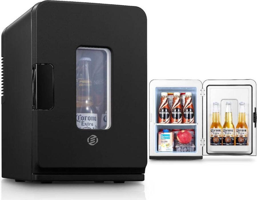 Equivera Mini Fridge for Drinks Kleine Koelkast Mini Koelkasten Minibar Mini Fridge Mini Koelkast Mini Koelkastje Must have voor in Huis!