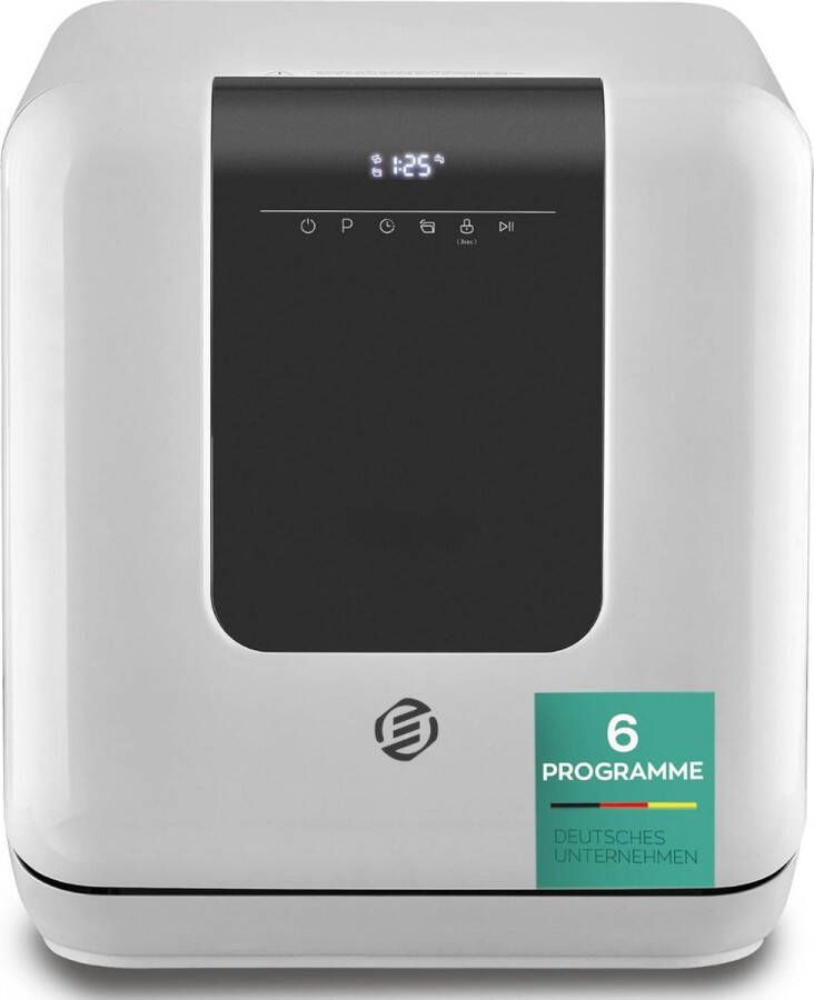 Equivera Mini Vaatwasser Campingvaatwasser Vrijstaande Vaatwasser Afwasmachine Premium