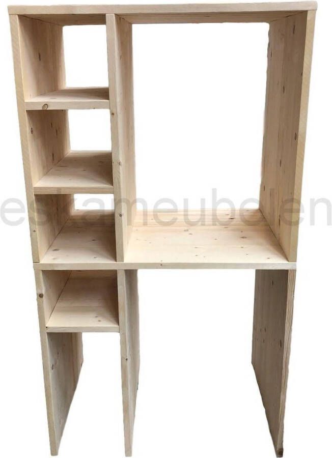 èSKa Meubelen Wasmachine ombouw op elkaar voor 2 machines en 4 legplankjes - Foto 2