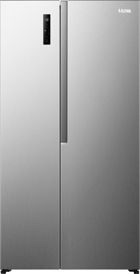 ETNA AKV6178RVS Amerikaanse koelkast No-Frost 178 cm hoog 544 liter Energielabel C Invriesvermogen 12 kg 24u Geluidsniveau 37 dB LED Display SuperCool FastFreeze Deuralarm Interter Compressor Multi Airflow Energy Saving - Foto 2